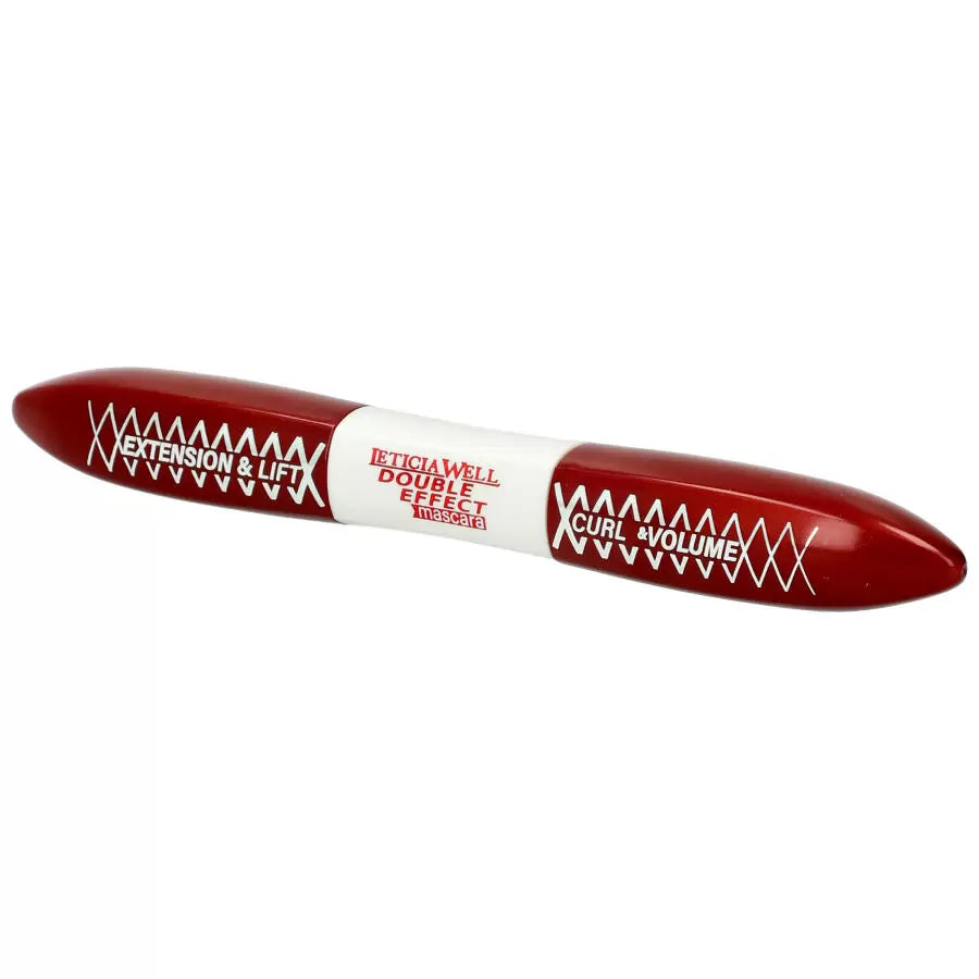 Mascara noir double effet