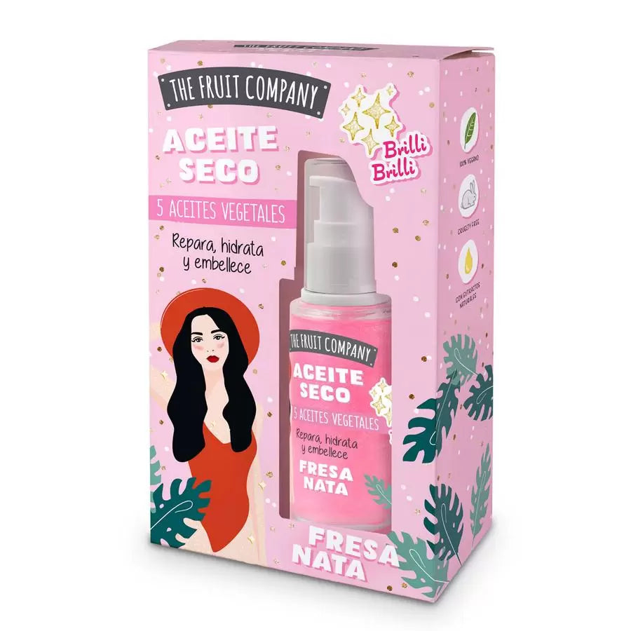 Huile corporelle - Sèche Fraise et Crème