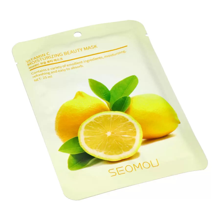 Masque facial à la vitamine C