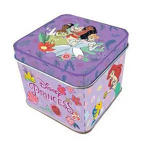 Mini boite en métal 7,5cm - Princesses