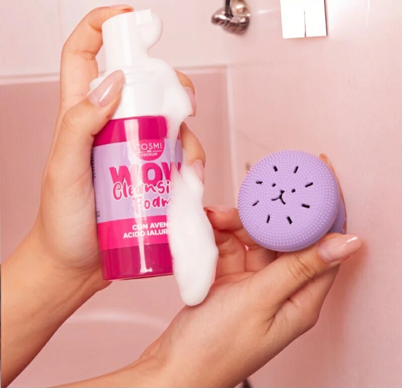 Kit nettoyant visage avec brosse nettoyante