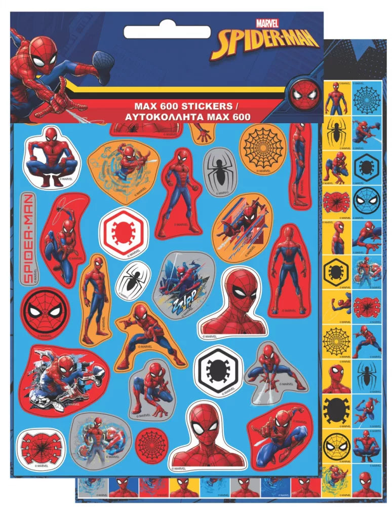 Ensemble de 600 autocollants - Spiderman