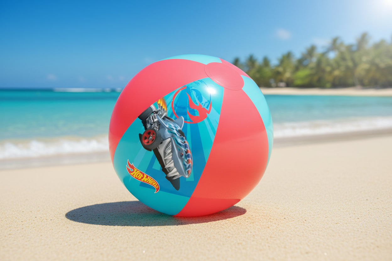 (Précommande) Ballon de plage Hot Wheels