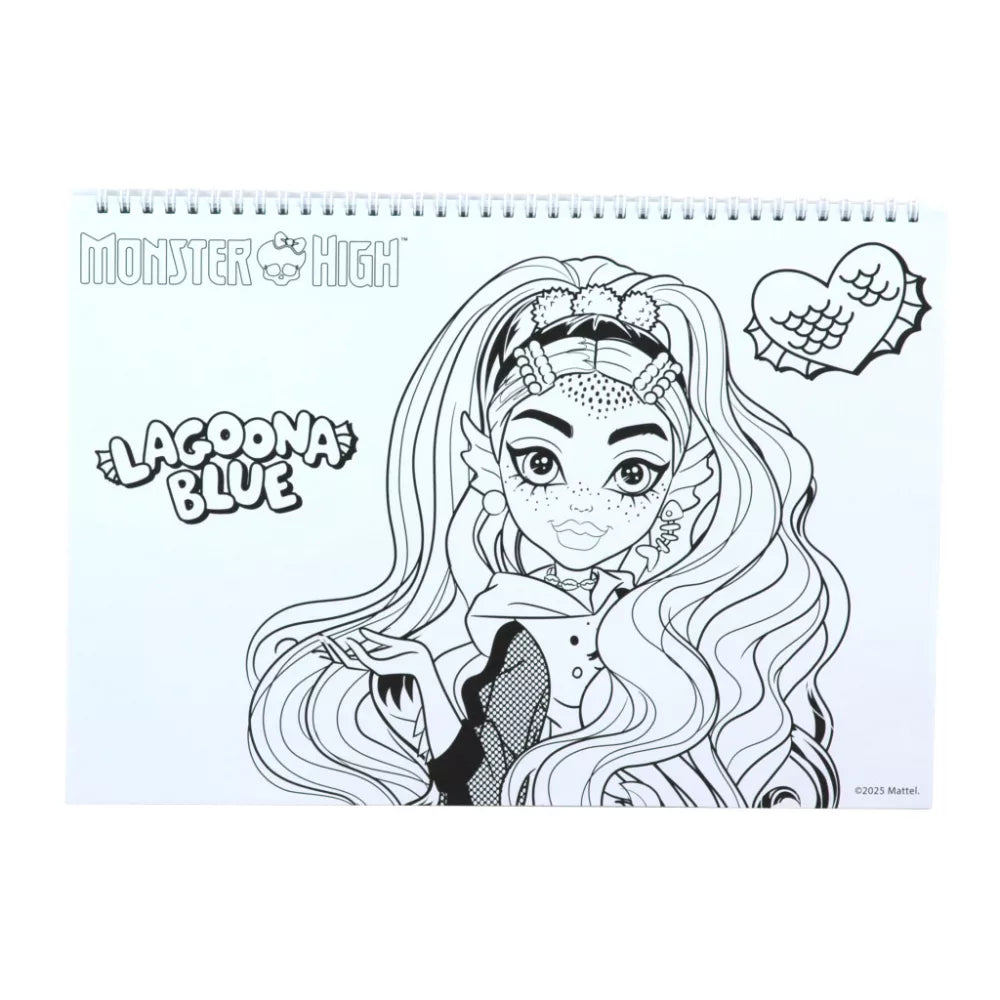 (Précommande) Carnet de croquis à spirale A/4 Monster High