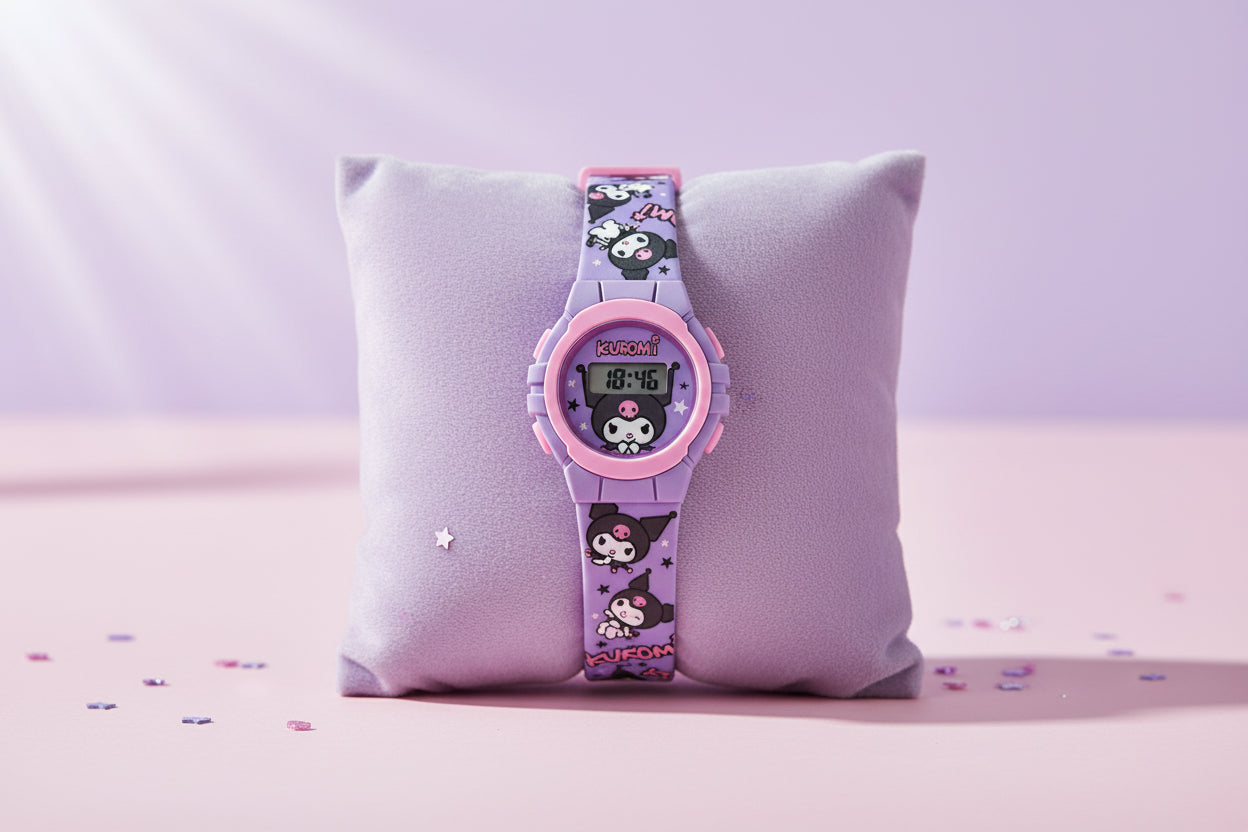 (Précommande) Montre numérique Hello Kitty Kuromi