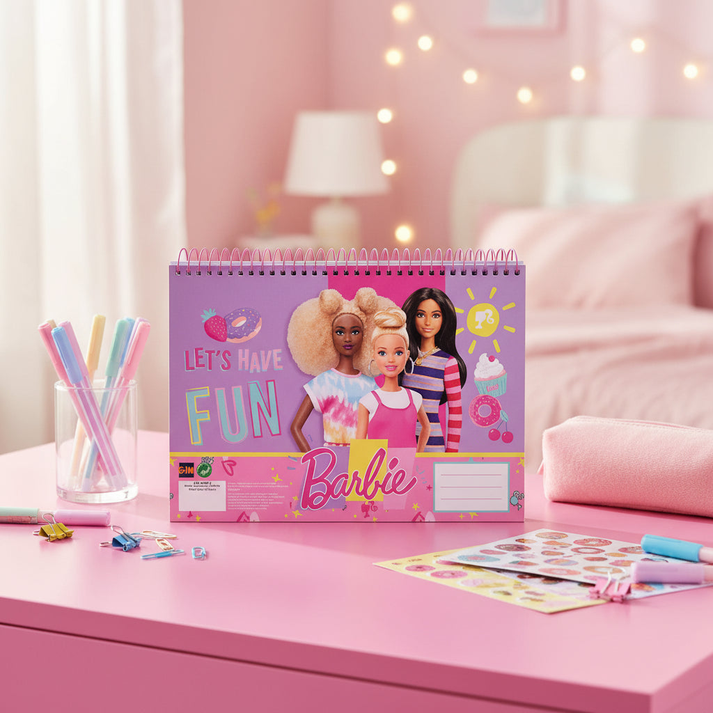(Précommande) Carnet de croquis à spirale A/4 Barbie