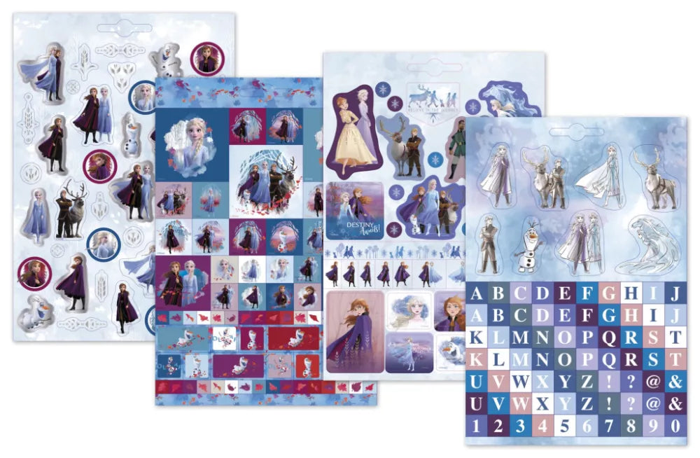 Ensemble d'autocollants Reine des neiges