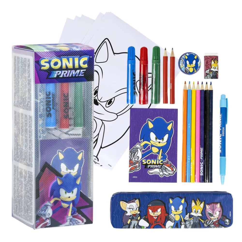 Ensemble de papeterie - Sonic