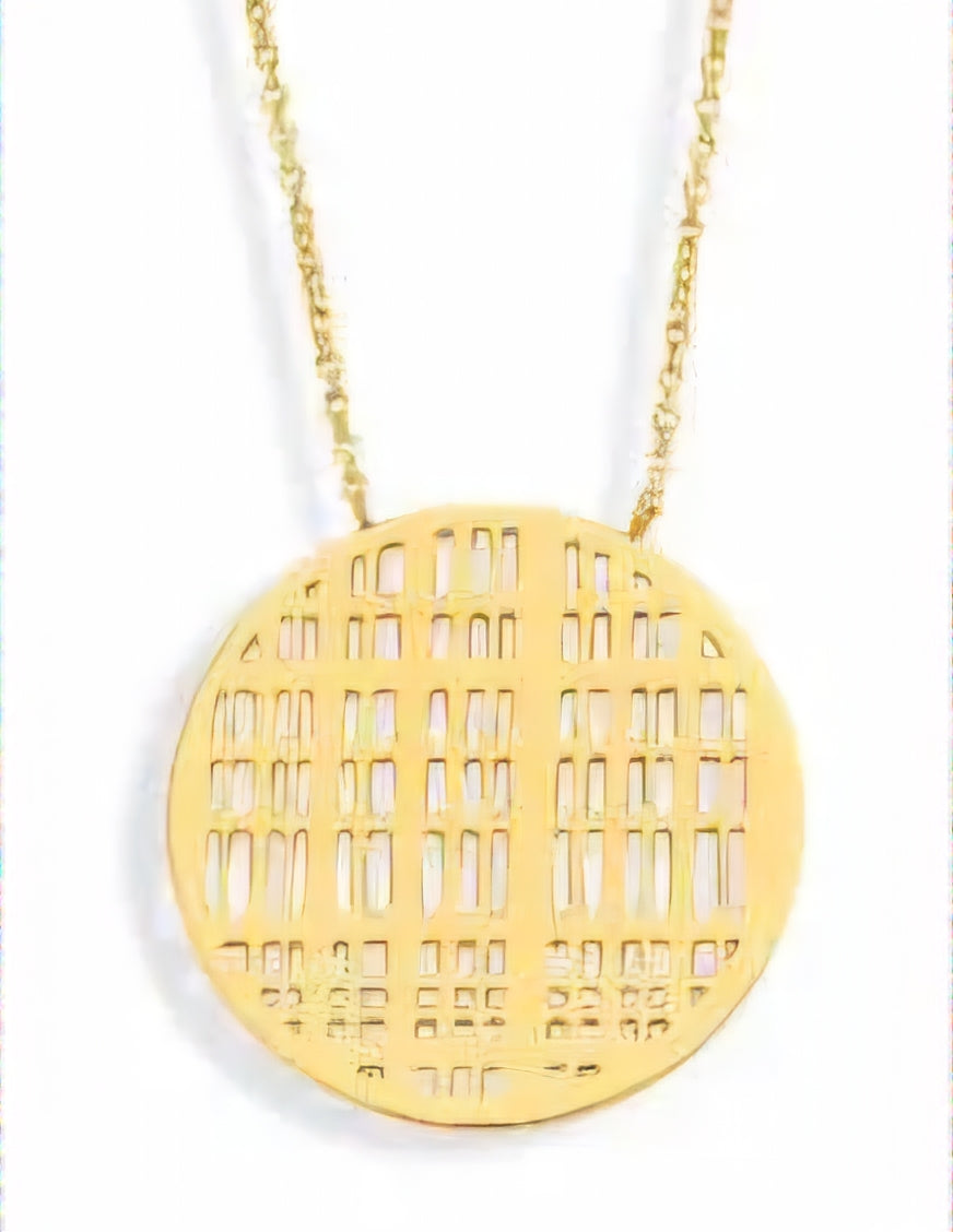 Collier couleur or