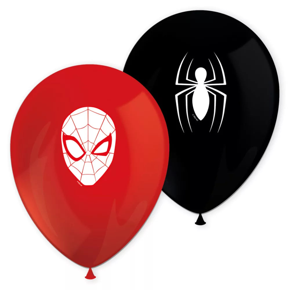 Lot de 8 ballons Spiderman