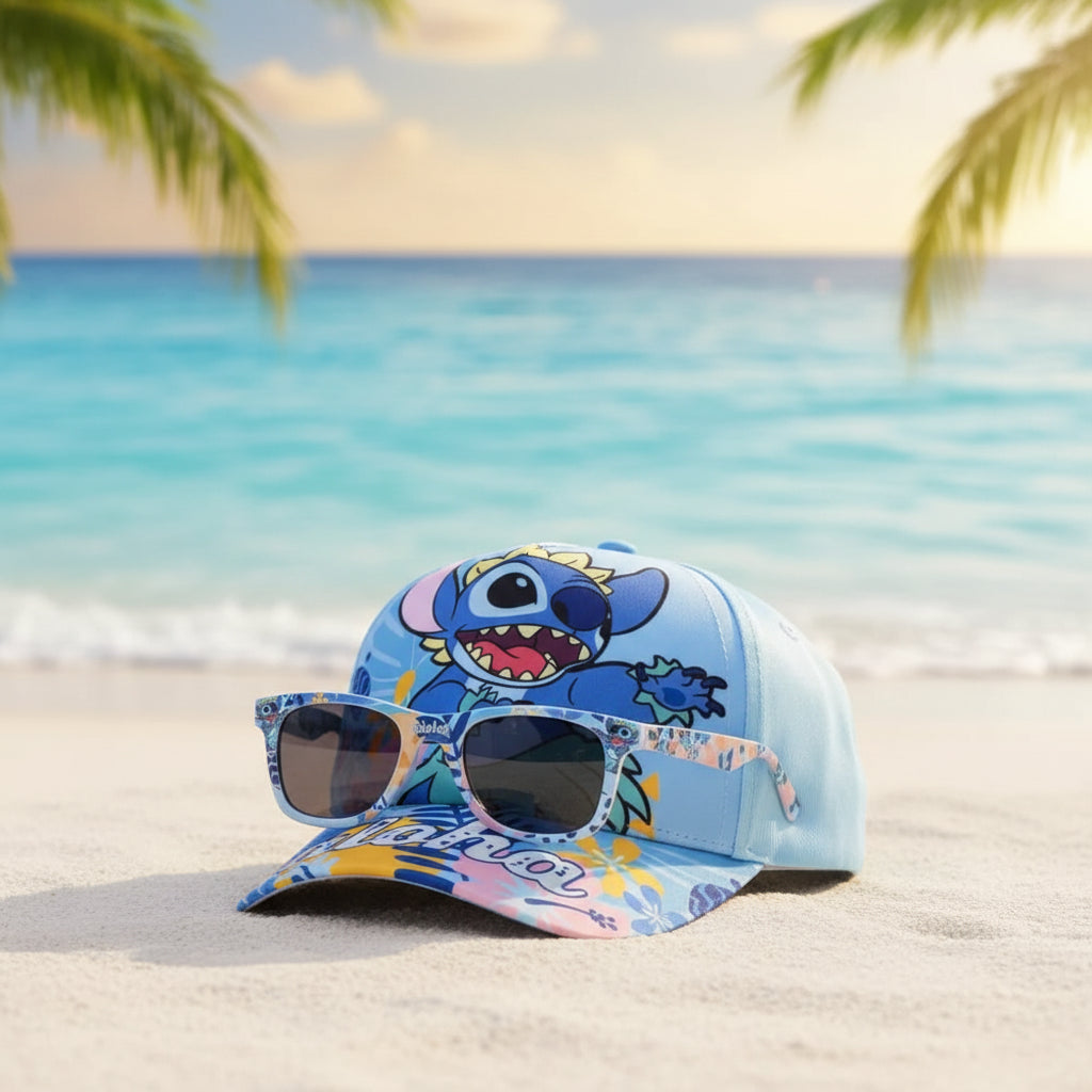 (Précommande) Lunettes de soleil et casquette Stitch
