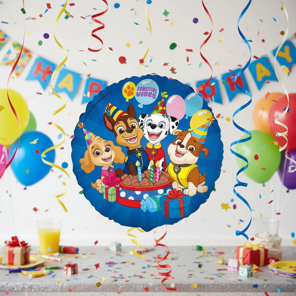 (Précommande) Ballon aluminium 46cm Pat Patrouille