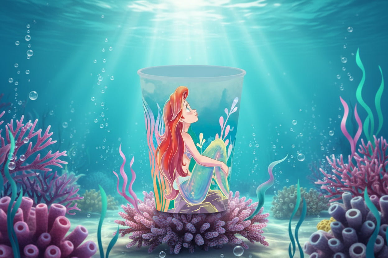 (Précommande) Gobelet en plastique Princesse Ariel