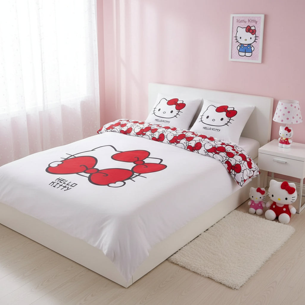 (Précommande) Parure de lit double Hello Kitty