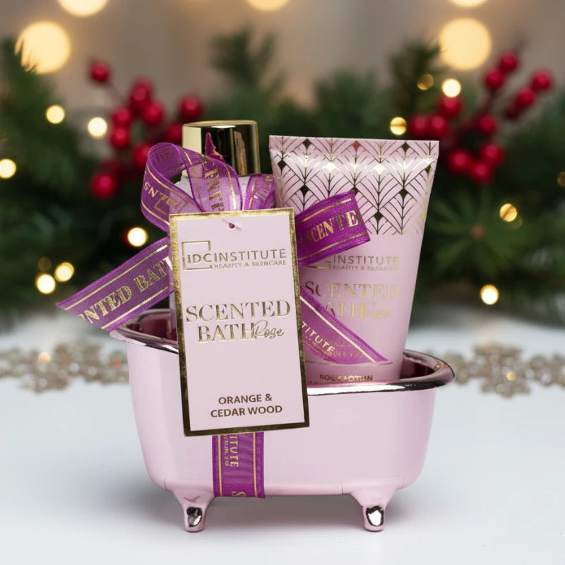 Coffret Mini-Baignoire Parfumée à la Rose