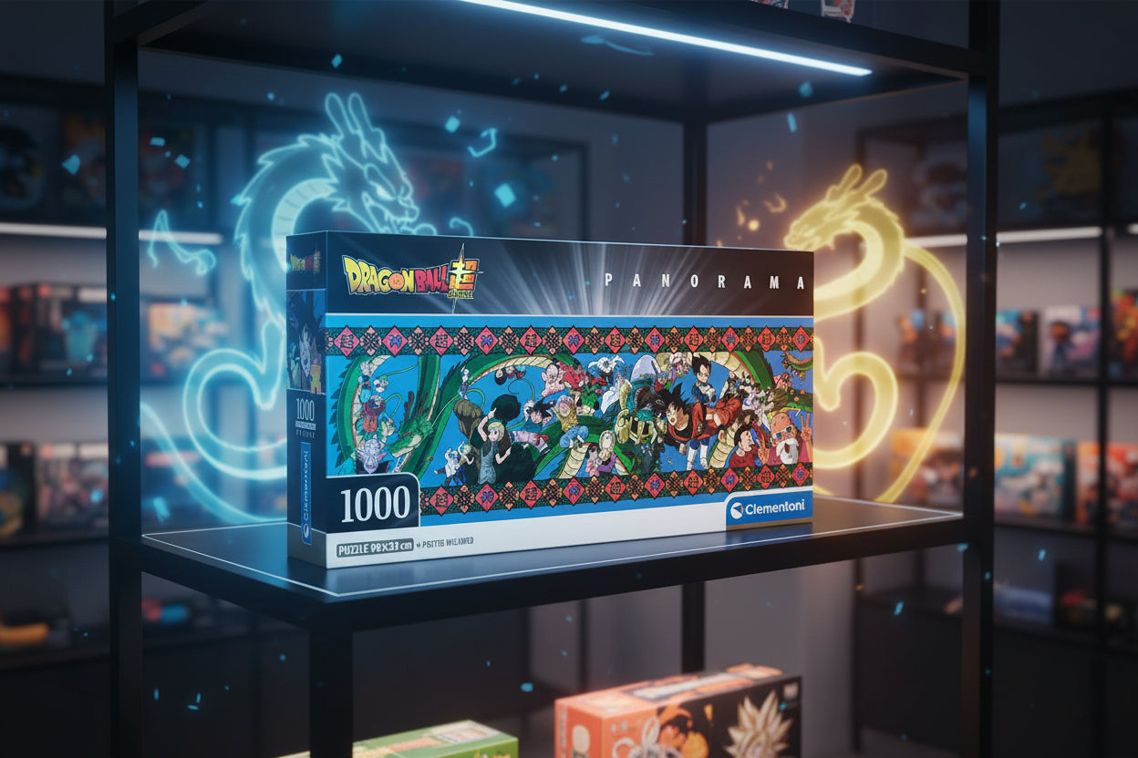 (Précommande) Puzzle compact panoramique Dragon Ball 1000 pièces + poster inclus Clementoni