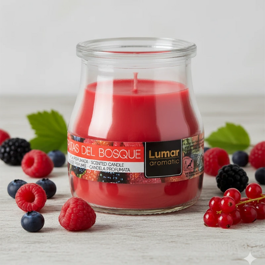 Bougie 100g parfum Fruits rouges