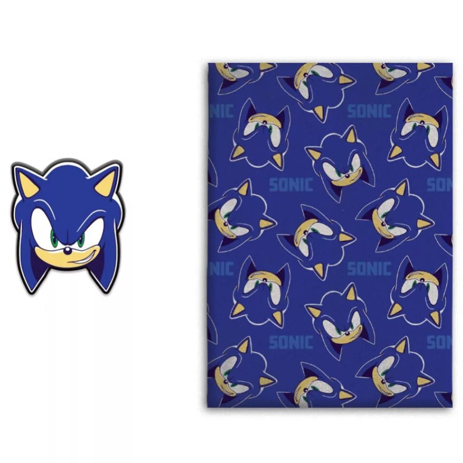 (Précommande) Ensemble plaid et coussin Sonic
