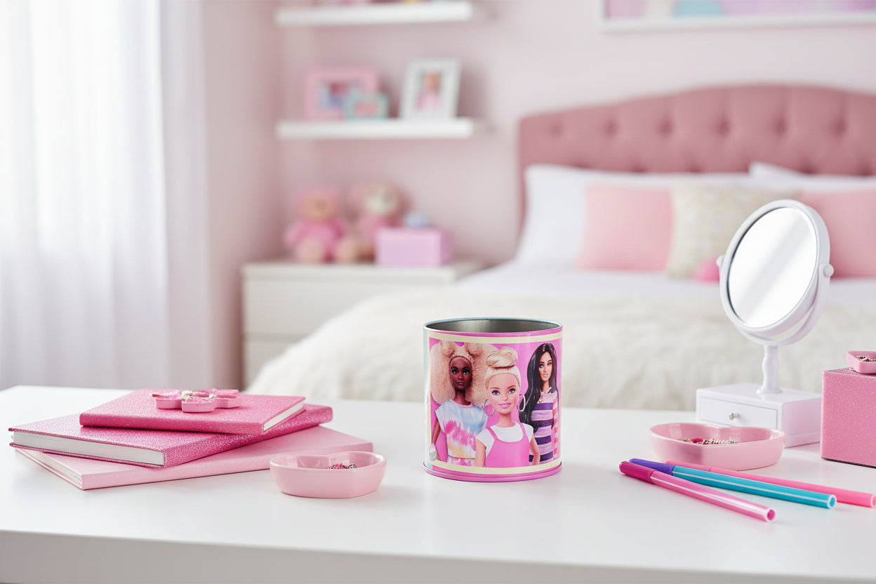 (Précommande) Pot à crayons en métal Barbie