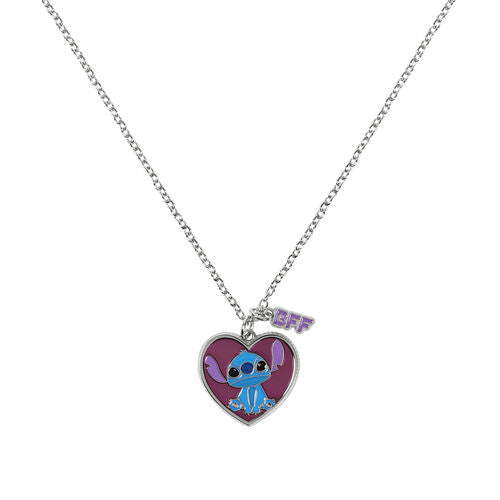 Lot de 2 colliers Disney Angel & Stitch