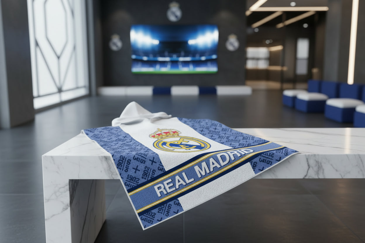 (Précommande) Poncho serviette de plage Real Madrid