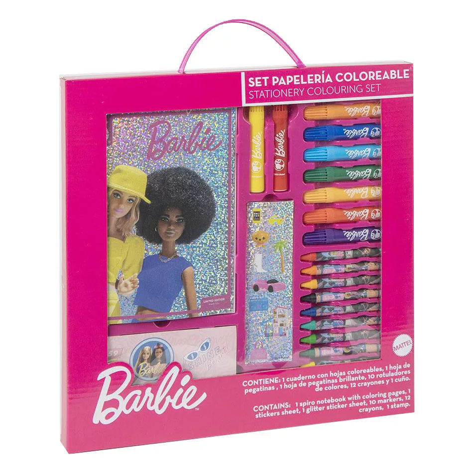 Coffret de papeterie Barbie