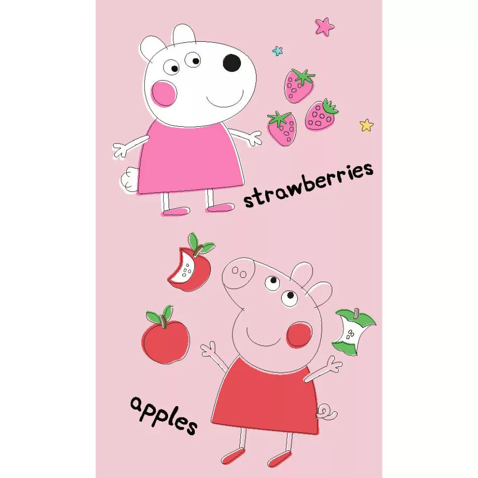(Précommande) Serviette de toilette 30x50cm Peppa Pig