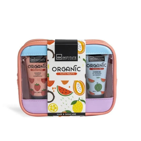 Trousse de toilette avec set de 3 produits (shampoing,gel douche,lotion)