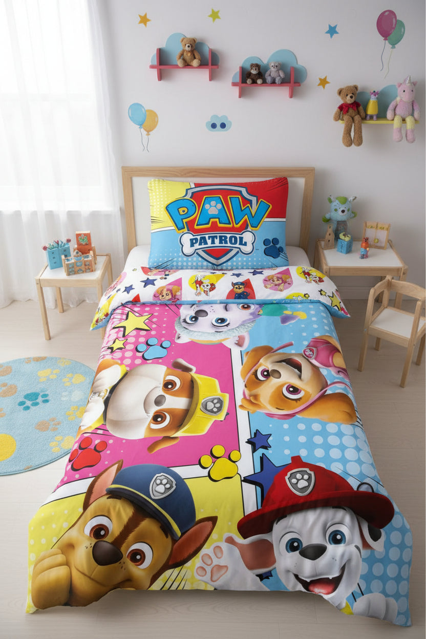 (Précommande) Parure de lit bébé Pat Patrouille