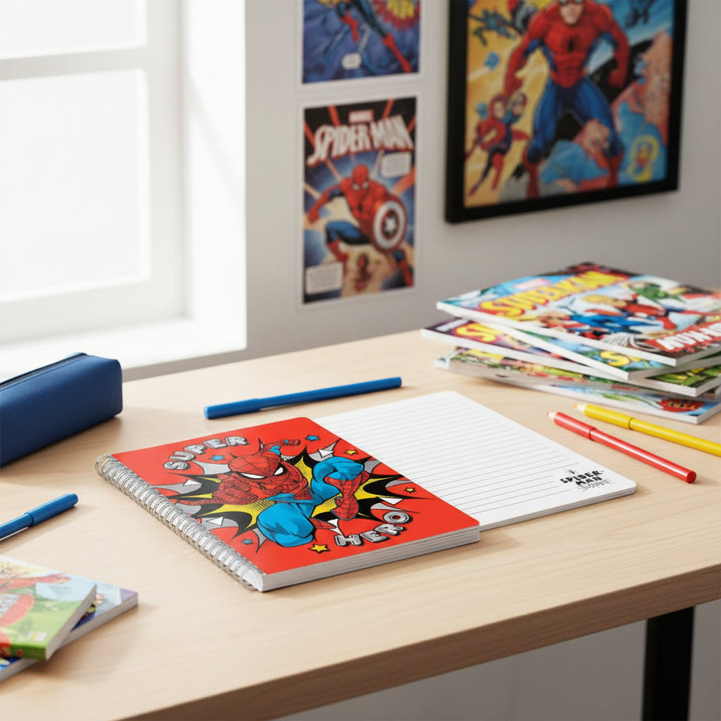 (Précommande) Carnet à spirale Spiderman A5