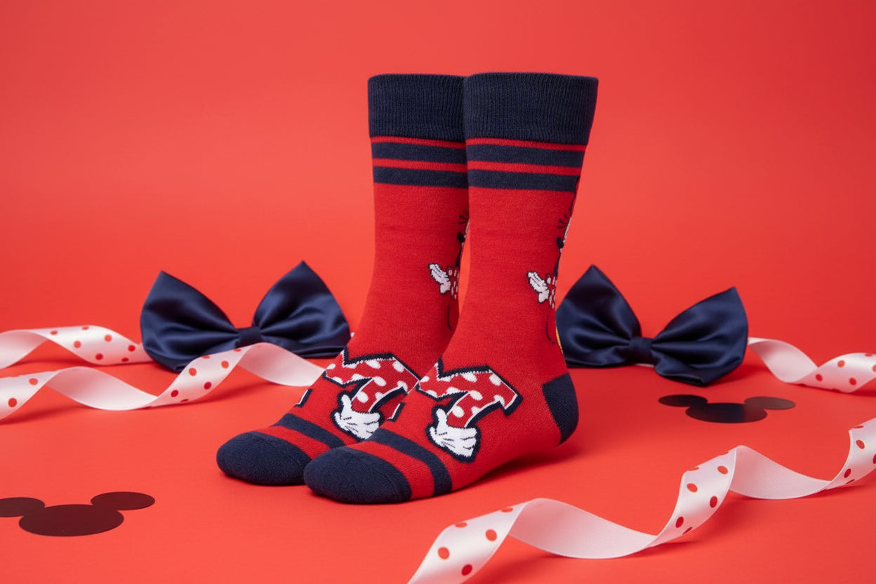 (Précommande) Chaussettes hautes pour femmes Disney Minnie 36/43