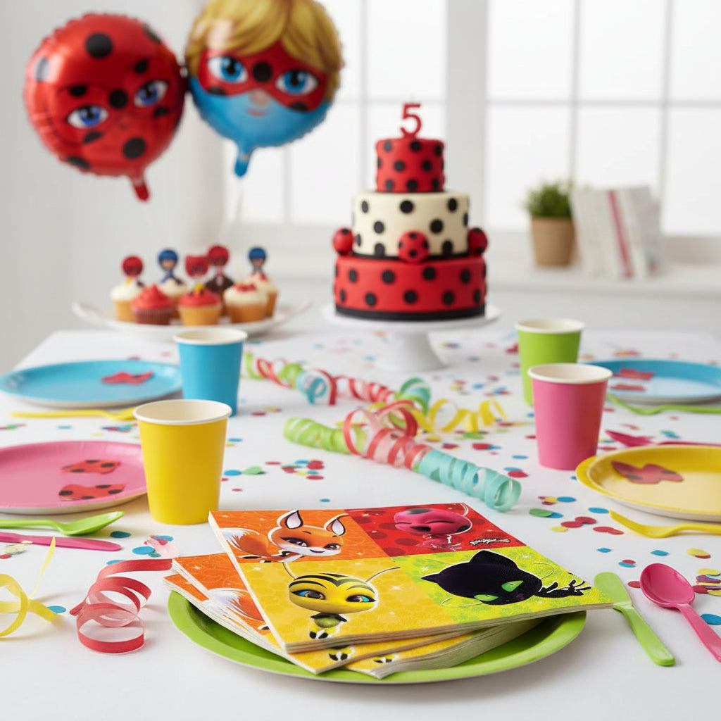 (Précommande) Serviettes en papier Ladybug 16 pièces