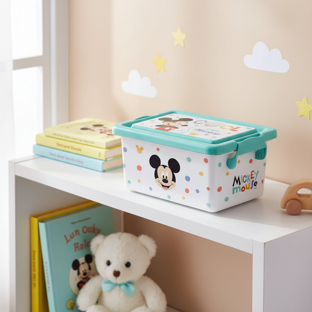 (Précommande) Boîte de rangement en plastique Disney Mickey 3,7 L