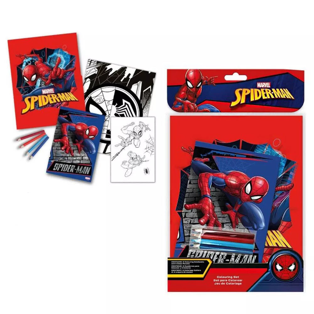 Ensemble de coloriage mural Spiderman