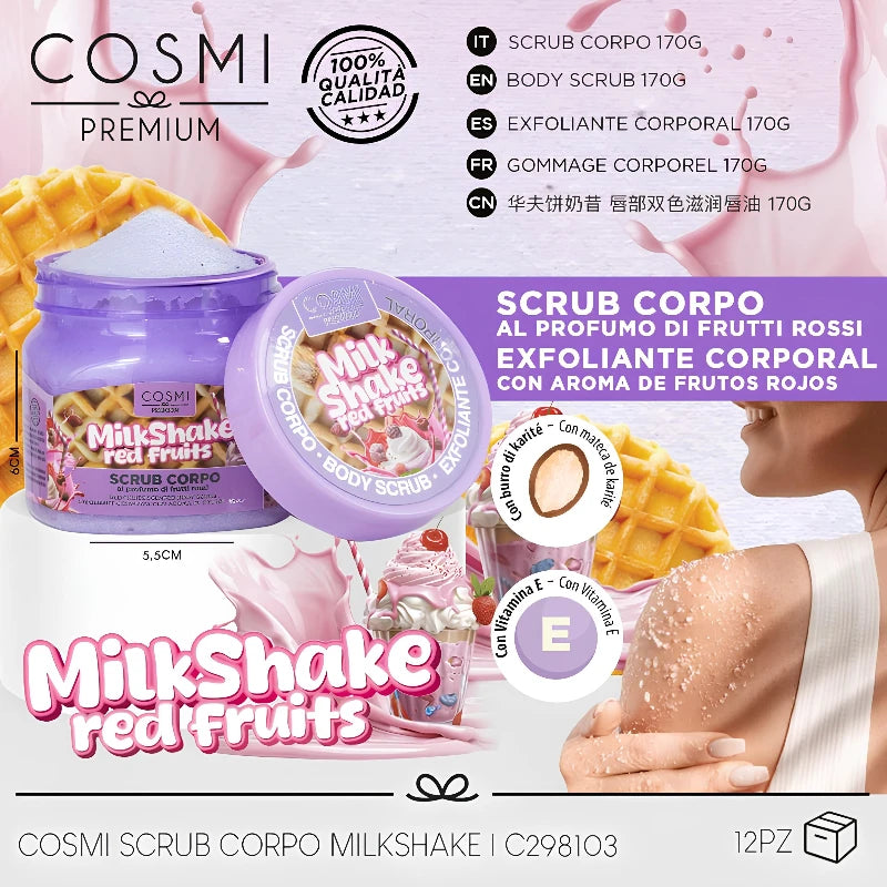 Gommage corporel - Fruits Rouges