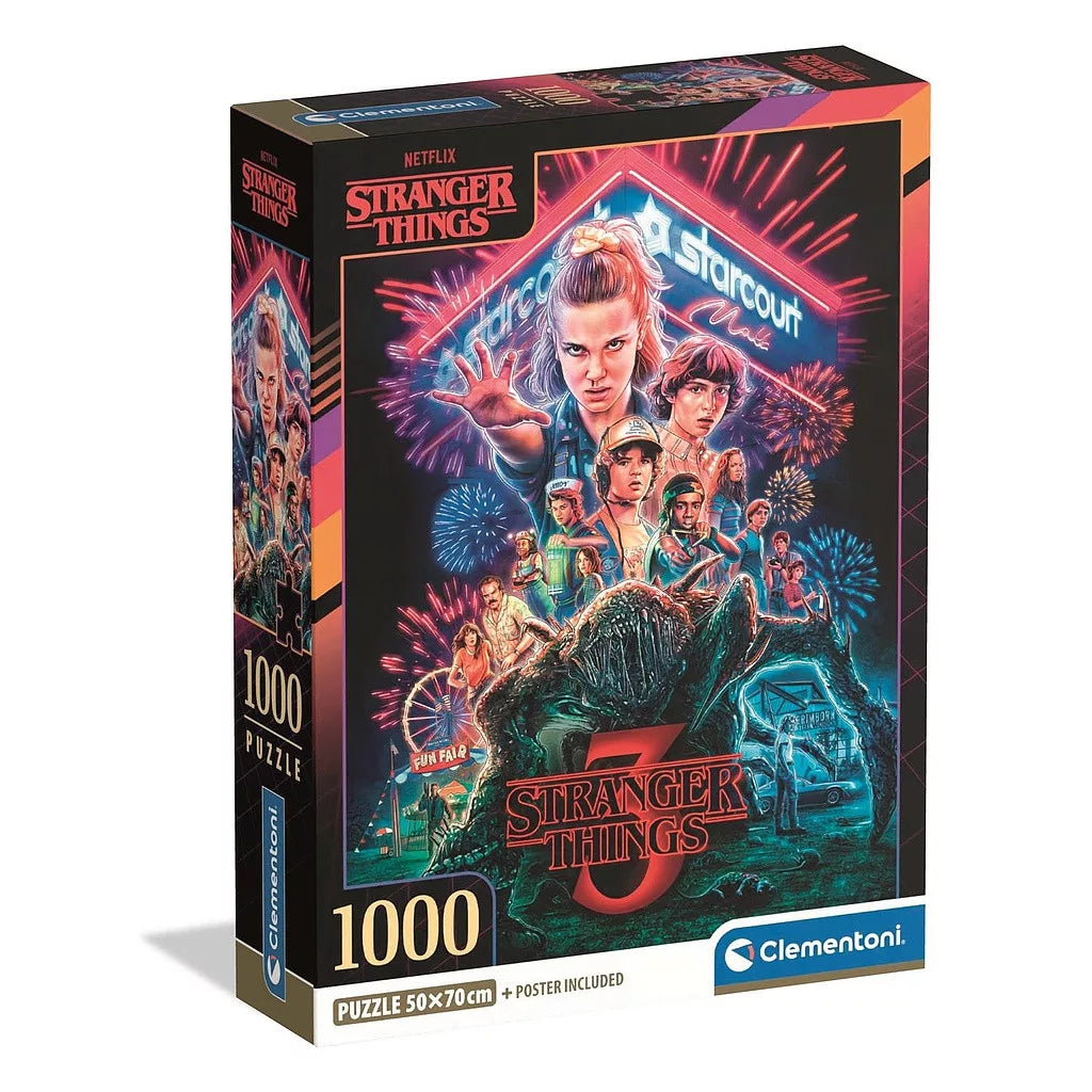 (Précommande) Puzzle compact Clementoni 1000 pièces Stranger Things