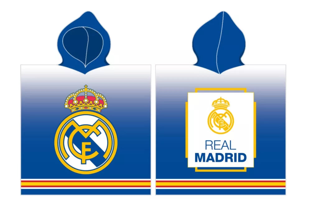 Poncho serviette de plage Real Madrid
