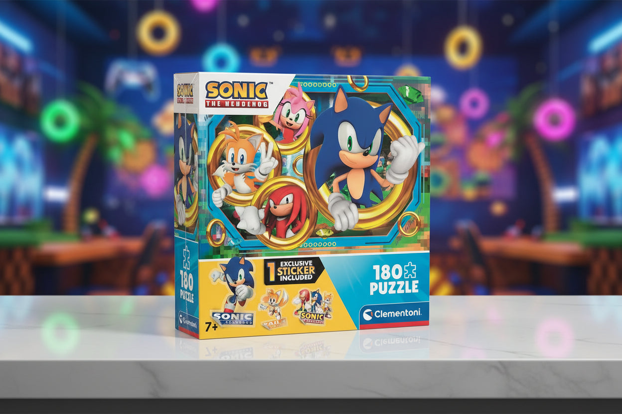 (Précommande) Puzzle Clementoni Sonic le hérisson 180 pièces