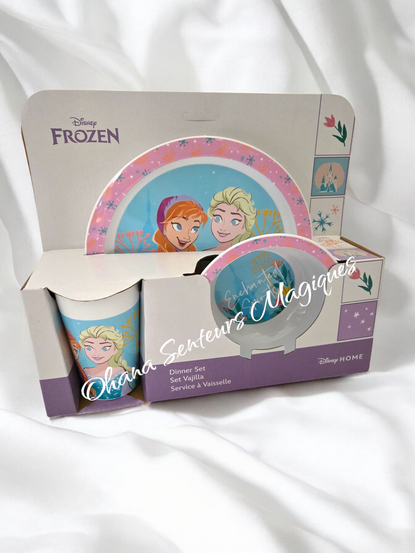Coffret vaisselle - Reine des neiges