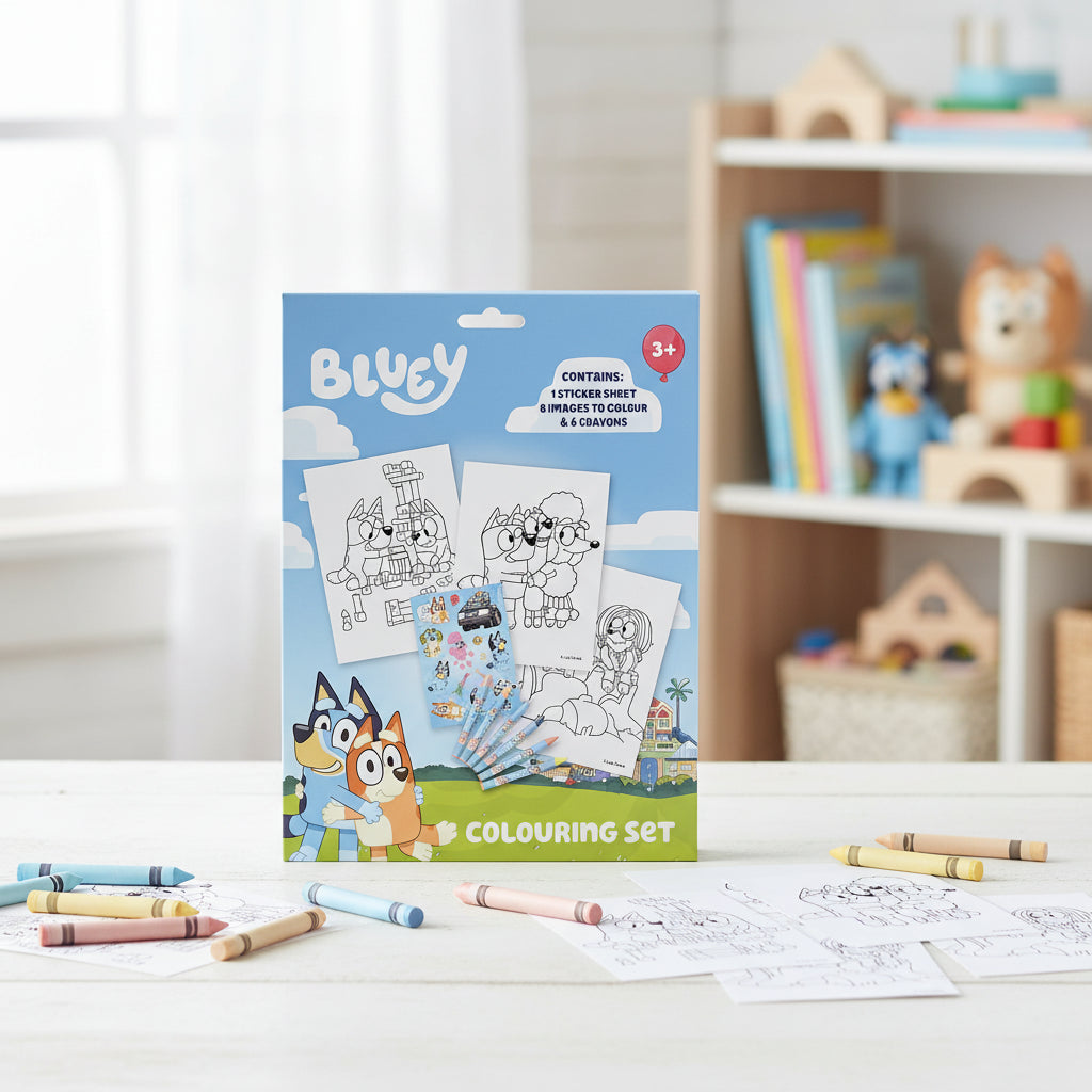 (Précommande) Ensemble de coloriage Bluey