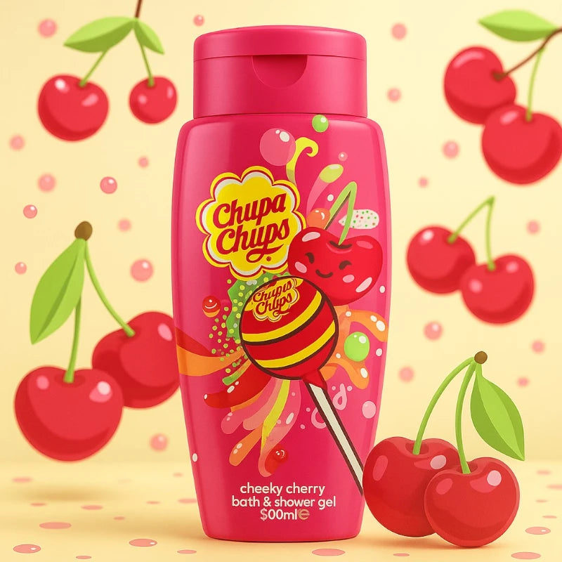 Gel douche Chupa Chups Cerise 300ml