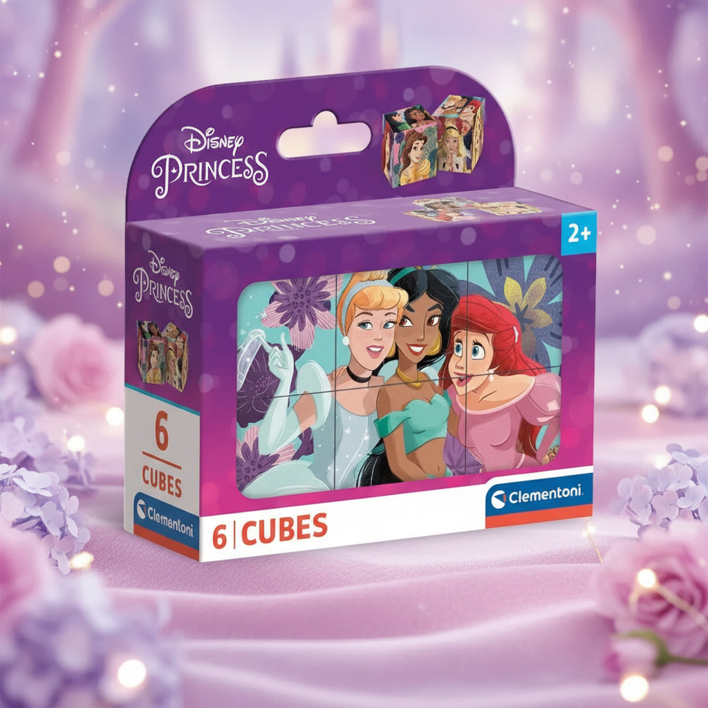 (Précommande) Puzzle 6 cubes Princesses
