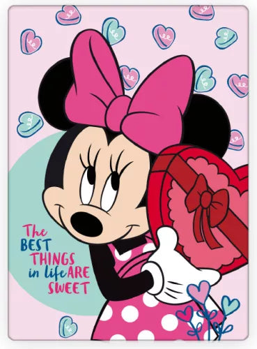 Plaid polaire 100x140cm Minnie