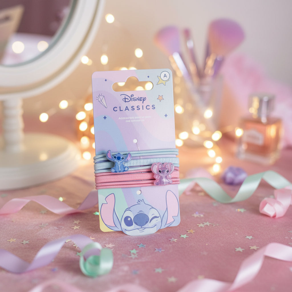 (Précommande) Ensemble de 8 élastiques à cheveux Disney Lilo et Stitch