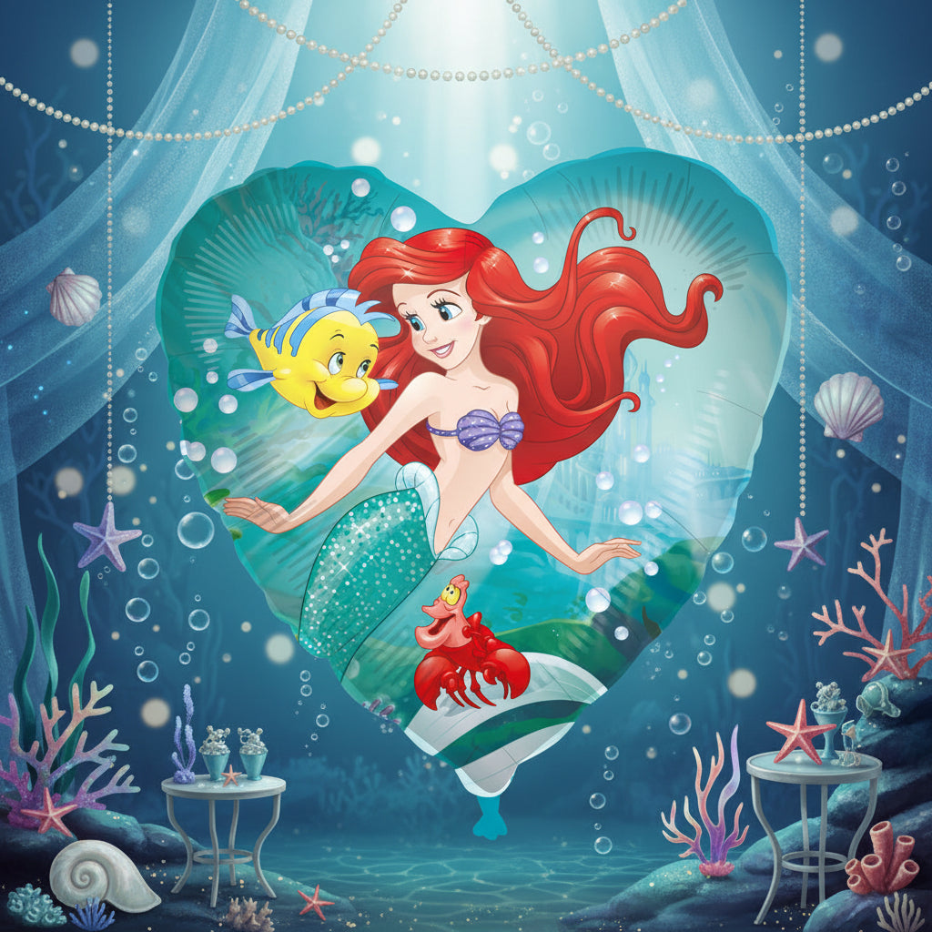 (Précommande) Ballon aluminium 46cm Ariel