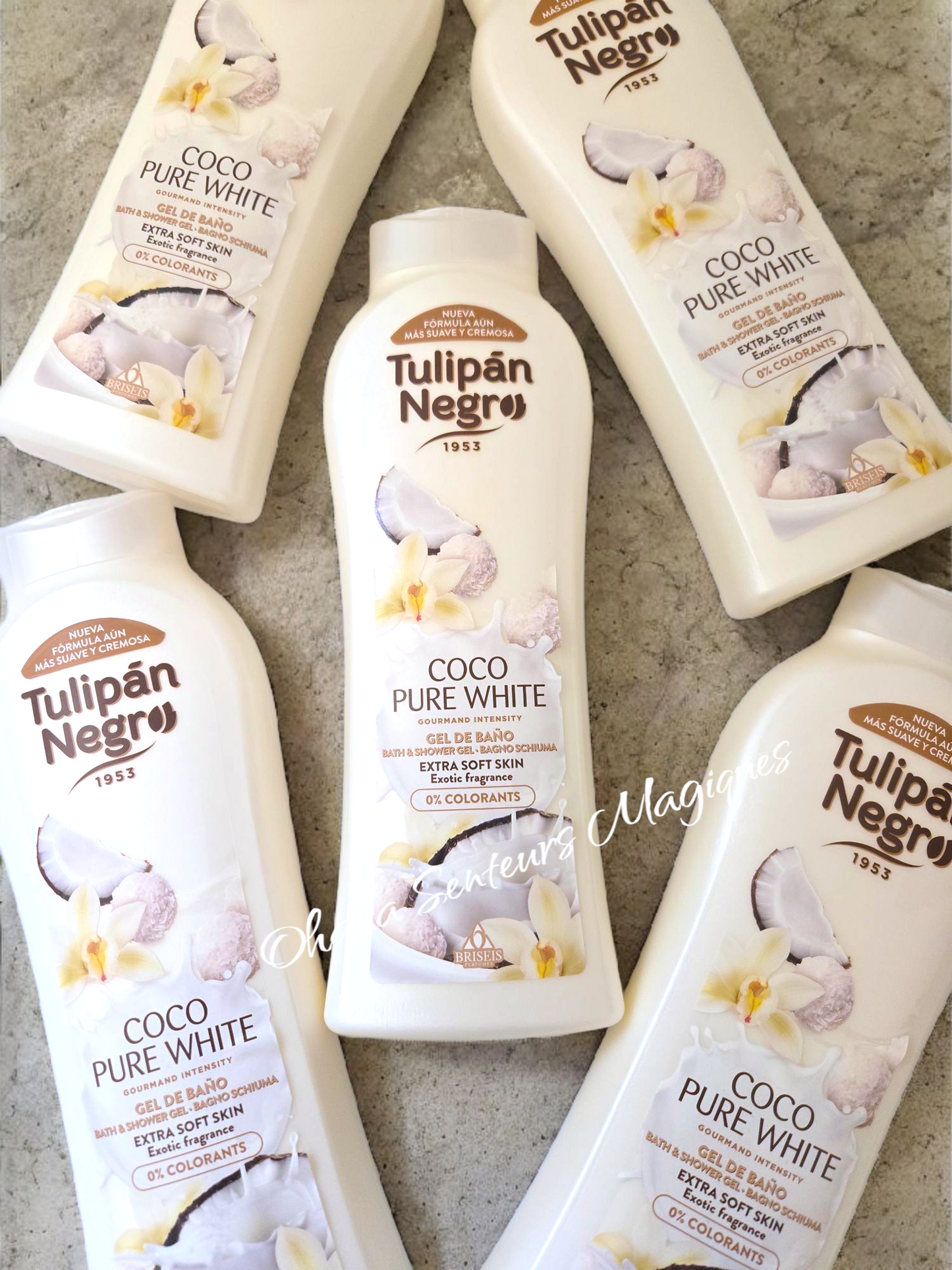 Gel douche Tulipan Negro 650ml - Coco white
