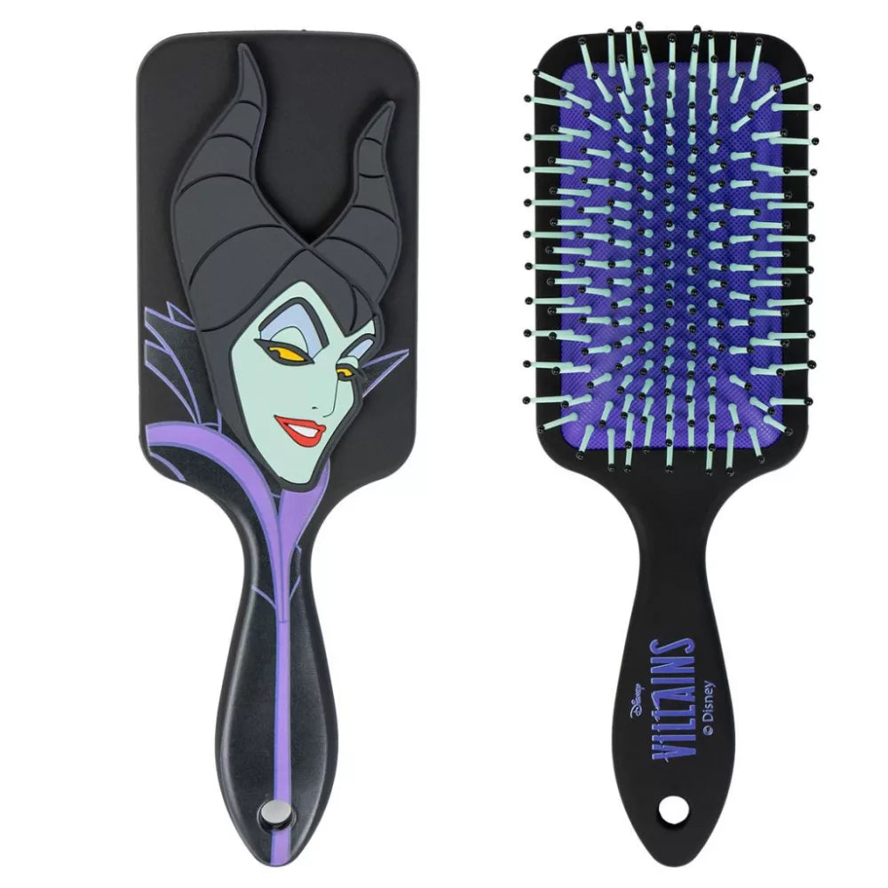 (Précommande) Brosse à cheveux 3D noire Disney Villains 23,5 cm