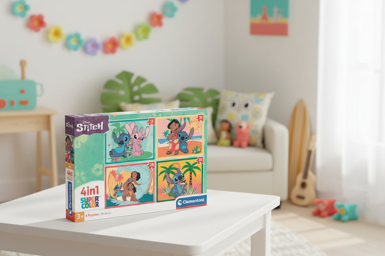 (Précommande) Puzzle Disney Lilo et Stitch 4 en 1 Clementoni