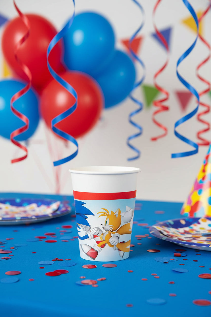 (Précommande) Lot de 8 gobelets en carton Sonic de 200ml