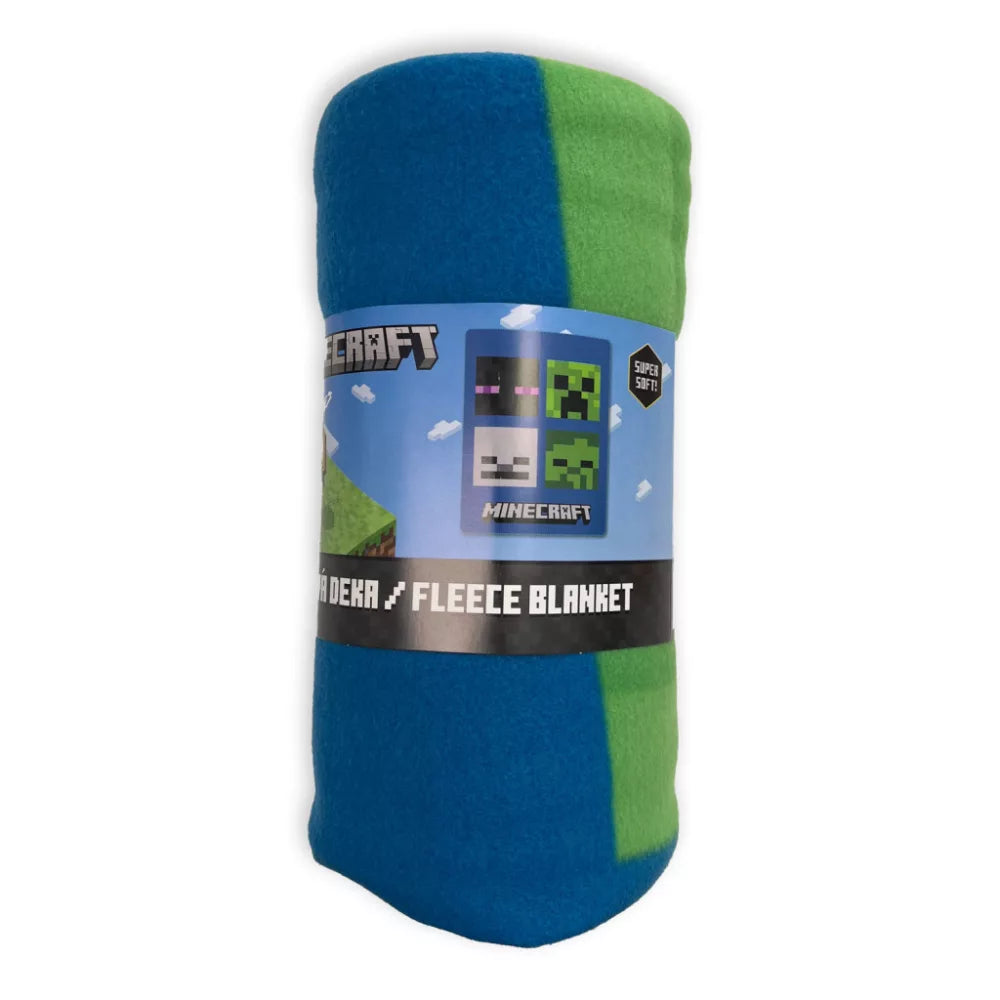 Couverture polaire 100x150cm - Minecraft
